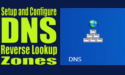 Setup and Configure DNS Reverse Lookup Zones