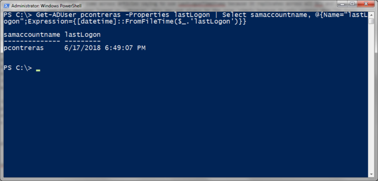 Get Aduser Last Logon Date Powershell – WEWMO