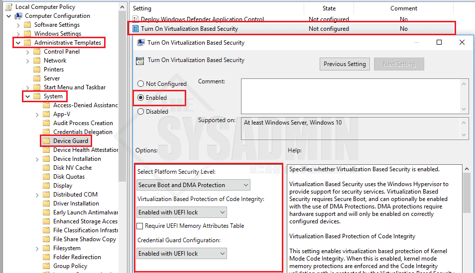 Credential guard key guard грузит процессор