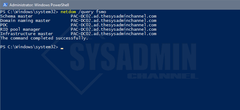 how-to-transfer-fsmo-roles-in-server-2019-using-powershell