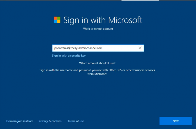 How To Join Windows 10 To Azure AD