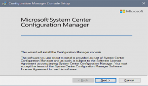 SCCM Admin Console On Windows 10 - 1