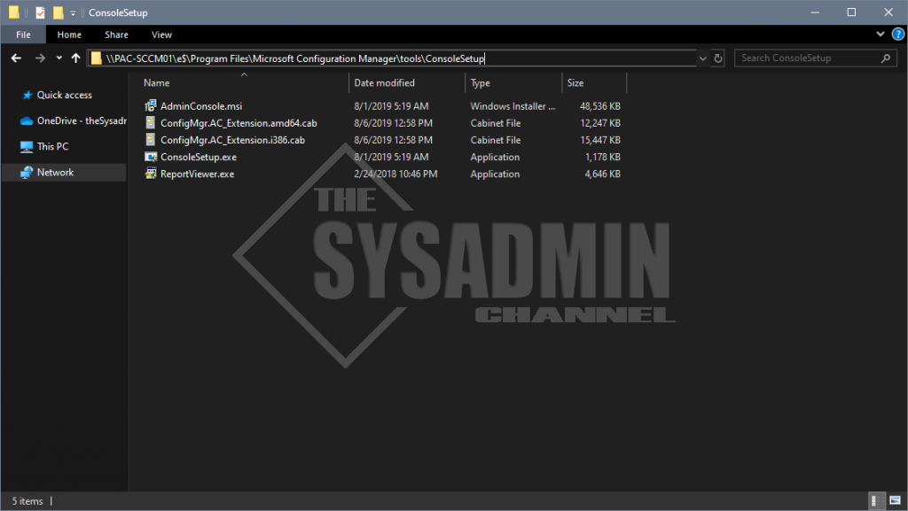 Install SCCM Admin Console On Windows 10 - the Sysadmin Channel