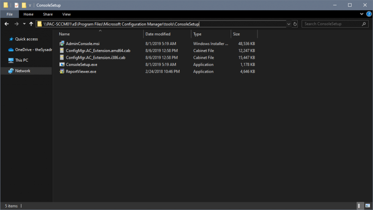 Install SCCM Admin Console On Windows 10 - the Sysadmin Channel