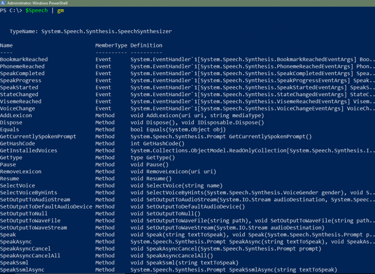 Powershell Text To Speech | How To Guide - the Sysadmin Channel
