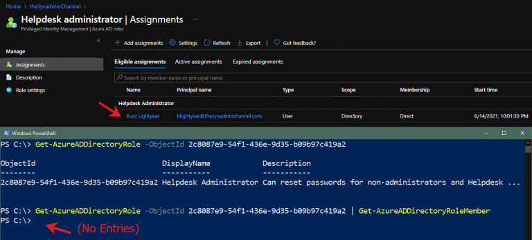 Powershell Pim App Get PIM Role Assignment Status For Azure AD Using Powershell