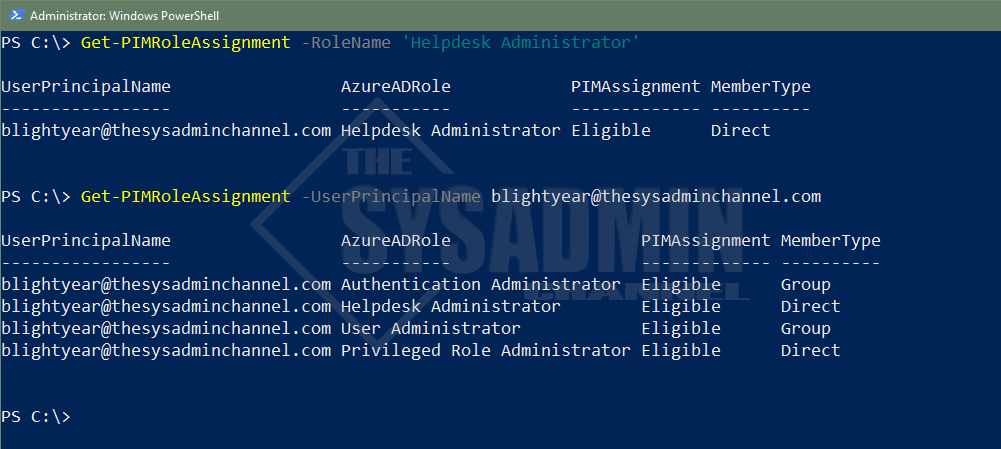 Get PIM Role Assignment Status For Azure AD Using Powershell
