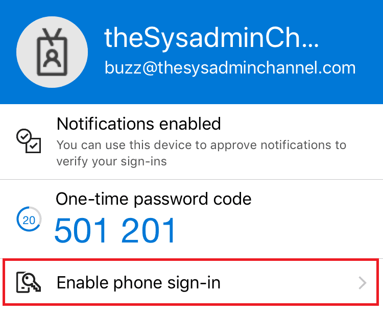Enable Phone Sign-in Azure AD