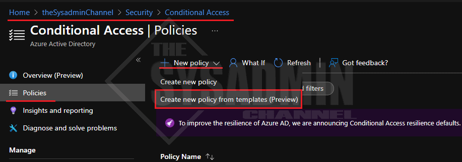 MFA for External Users Office 365 - Create Conditional Access Policy External Users