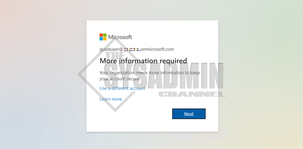 How To Enable MFA For External Users Office 365 The Sysadmin Channel