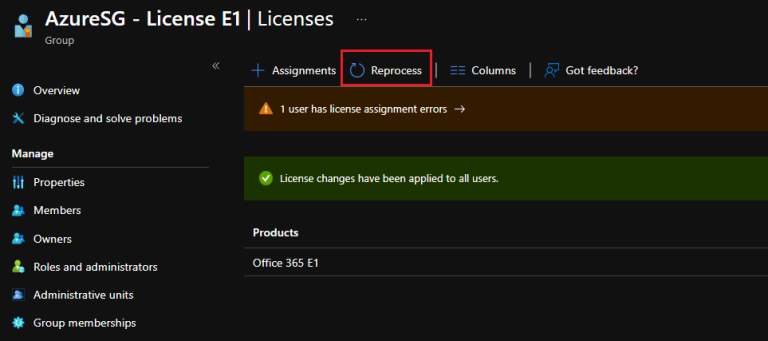 Reprocess User License Assignments using Graph API and PowerShell