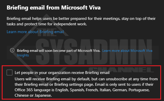 How To Turn Off Microsoft Viva Briefing and Digest Emails