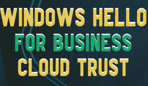 How To Enable Windows Hello for Business Cloud Trust