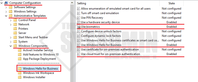 How To Enable Windows Hello for Business Cloud Trust