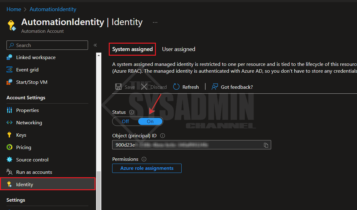 Enable a managed identity for Azure Automation