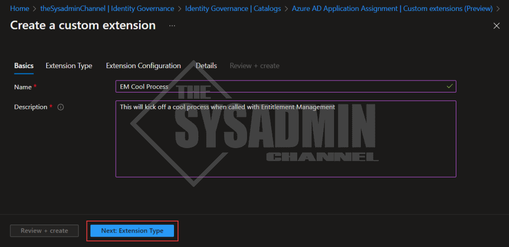 Create Custom Extensions in Entra Identity Governance