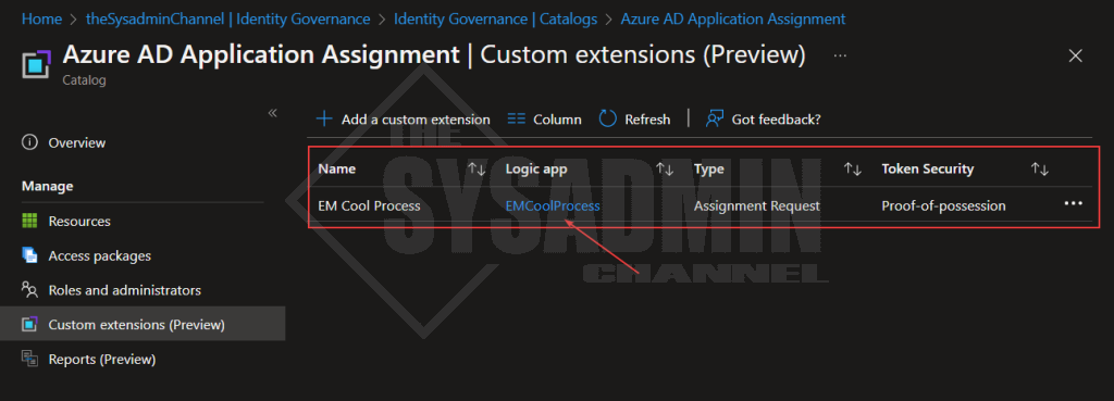 Create Custom Extensions in Entra Identity Governance