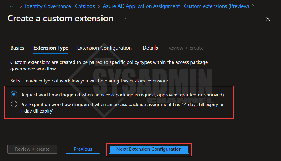 Create Custom Extensions in Entra Identity Governance